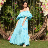 Jamaican Aqua Cotton Dress