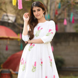 Two Flower Handpainted Dress
