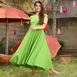 Fresh Lime Cotton Dress
