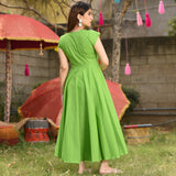 Fresh Lime Cotton Dress
