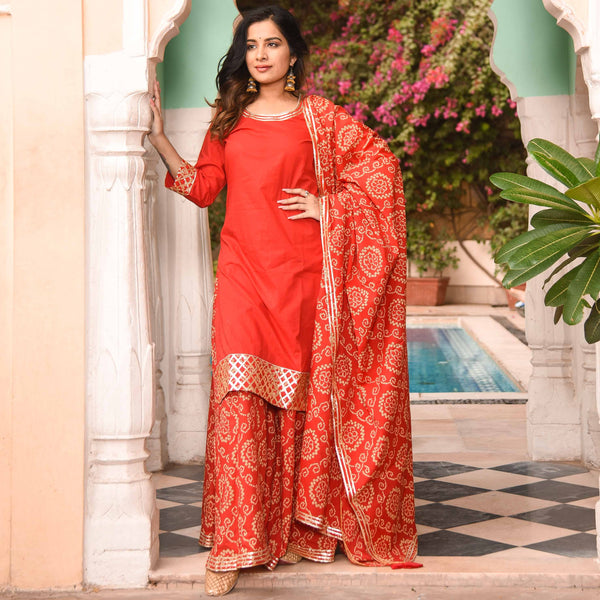 Pure Red Suit Set
