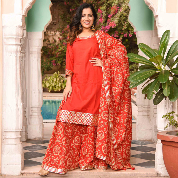 Pure Red Suit Set