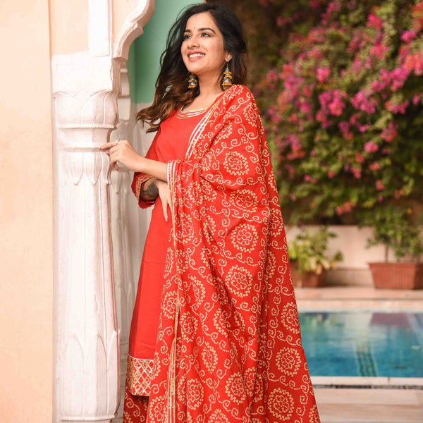 Pure Red Suit Set