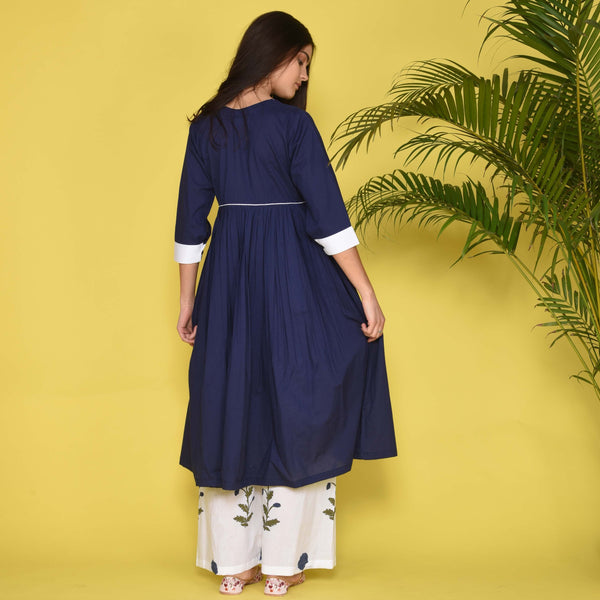 Stormy Blue Kurta Set