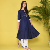 Stormy Blue Kurta Set