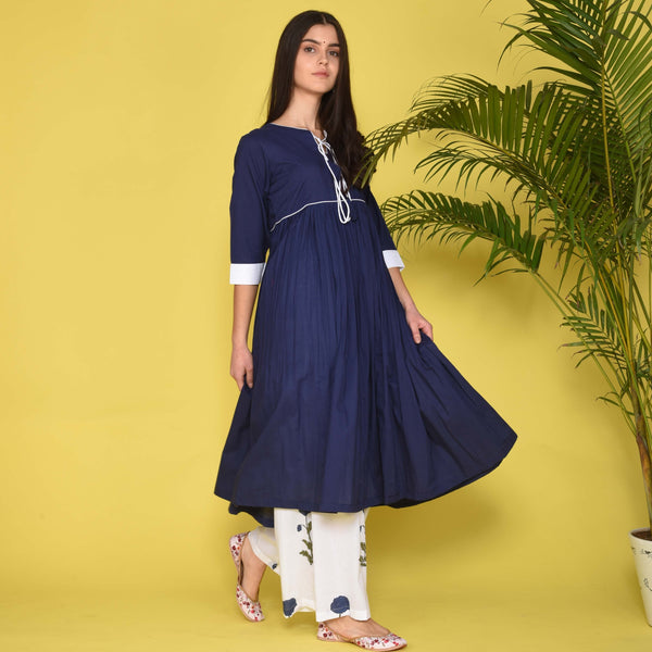 Stormy Blue Kurta Set