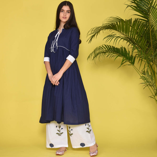 Stormy Blue Kurta Set