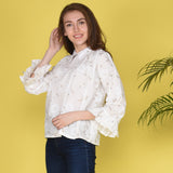 Short White Top