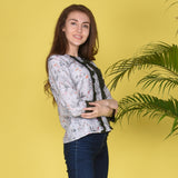 Two Frill Cotton Top