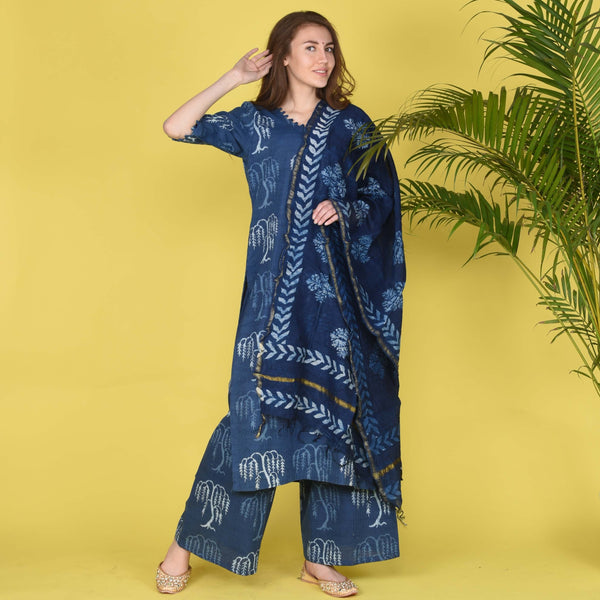 Indigo Suit Set