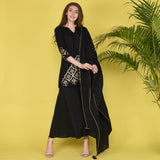 Black Berries Suit Set