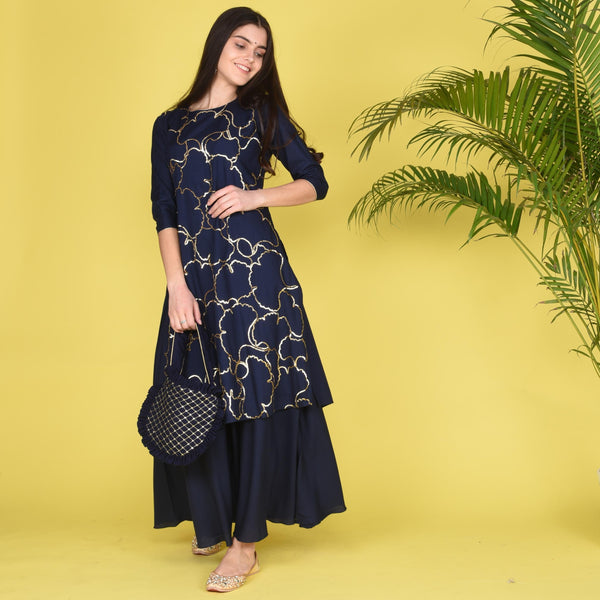 Midnight Potli Kurta Set