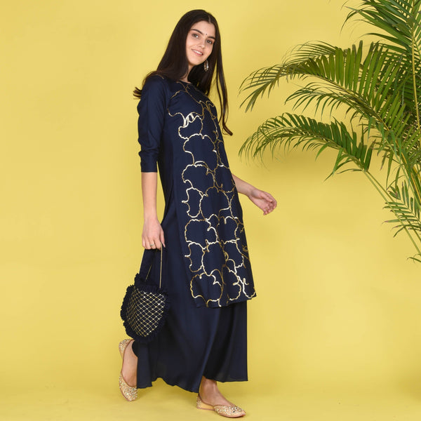 Midnight Potli Kurta Set