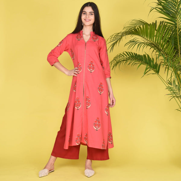 Redpink Kurta Set