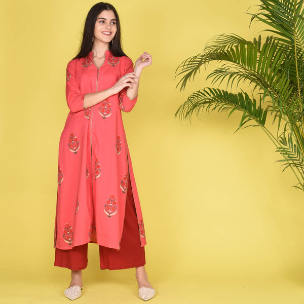 Redpink Kurta Set