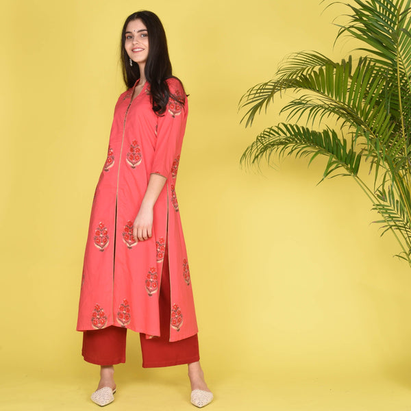 Redpink Kurta Set