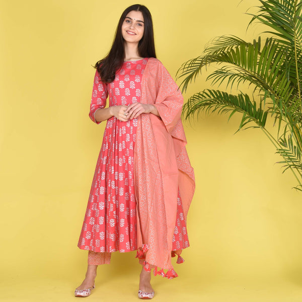 Peachy Pink Suit Set