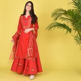 Red Romance Suit Set