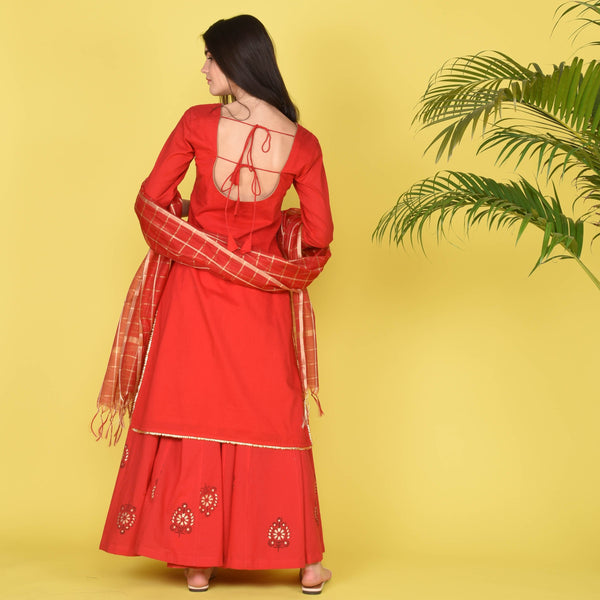 Red Romance Suit Set
