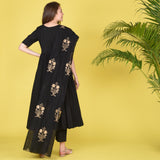 Black Suit & Chanderi Dupatta