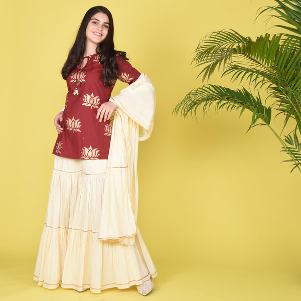 Lotus Sharara Set