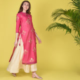 Zaina Chanderi Kurta Set