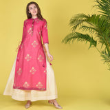 Zaina Chanderi Kurta Set