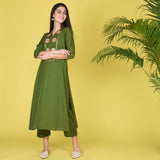 Mahendi Gotta Kurta Set