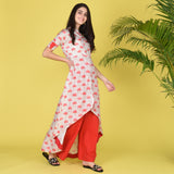 Red High Low Set