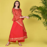 Sidefall Bandhani Print Set