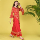 Sidefall Bandhani Print Set