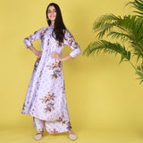 Lavender Shade Kurta Set