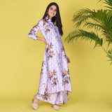 Lavender Shade Kurta Set