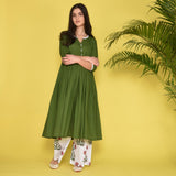Deep Green Kurta Set
