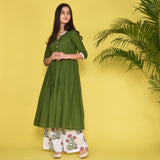 Deep Green Kurta Set