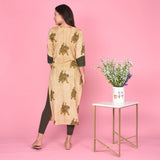 Elephant Thread Work Kurta