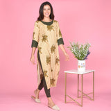 Elephant Thread Work Kurta