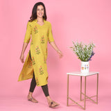 Classis Kantha Cotton Kurta
