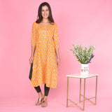 Side Cut Pleated Kurta