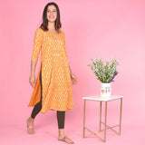 Side Cut Pleated Kurta