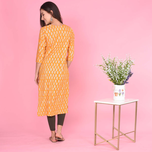 Side Cut Pleated Kurta