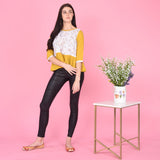 Silky Yellow Cotton Top