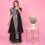 Black Grey Bijiya Suit