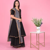 Black Grey Bijiya Suit
