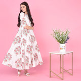 Large Floral Butta Dress