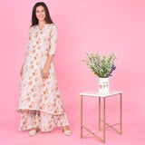 Splash Print Kurta Set