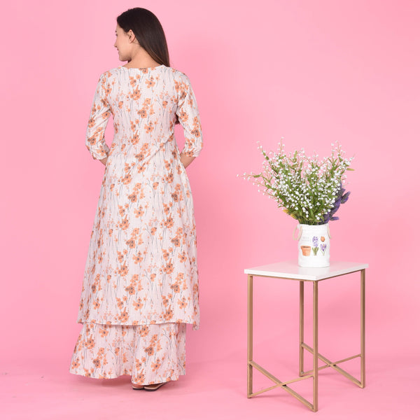 Splash Print Kurta Set