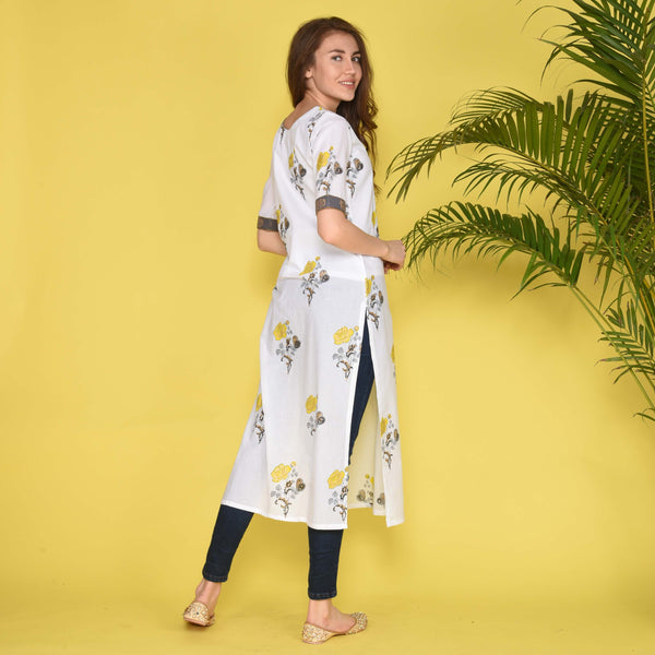 Poetic White Kurta