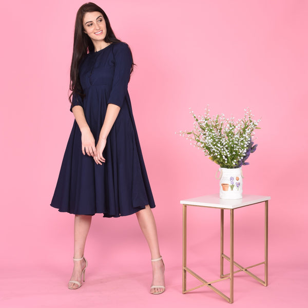 Blue Midi Dress