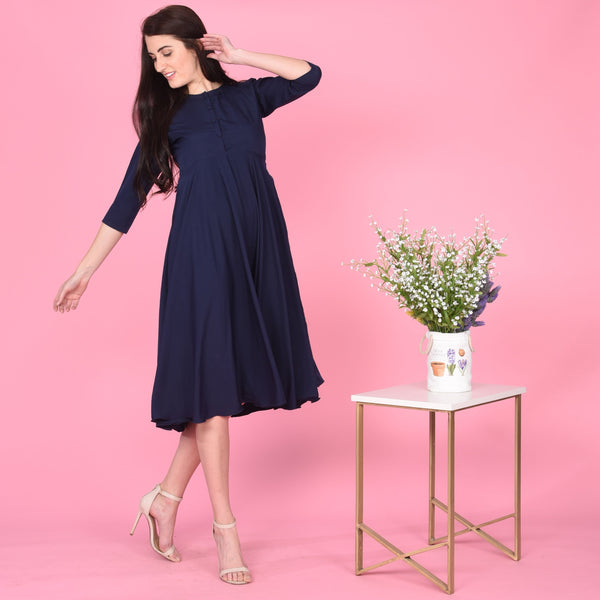 Blue Midi Dress